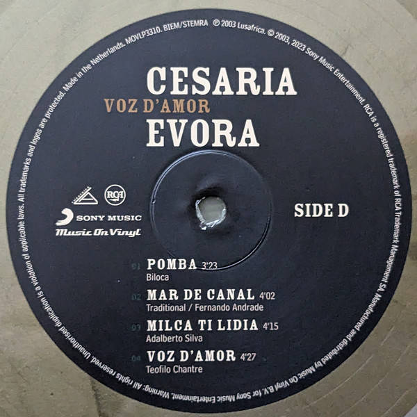 Cesaria Evora – Voz d&#039;Amor (2LP color)